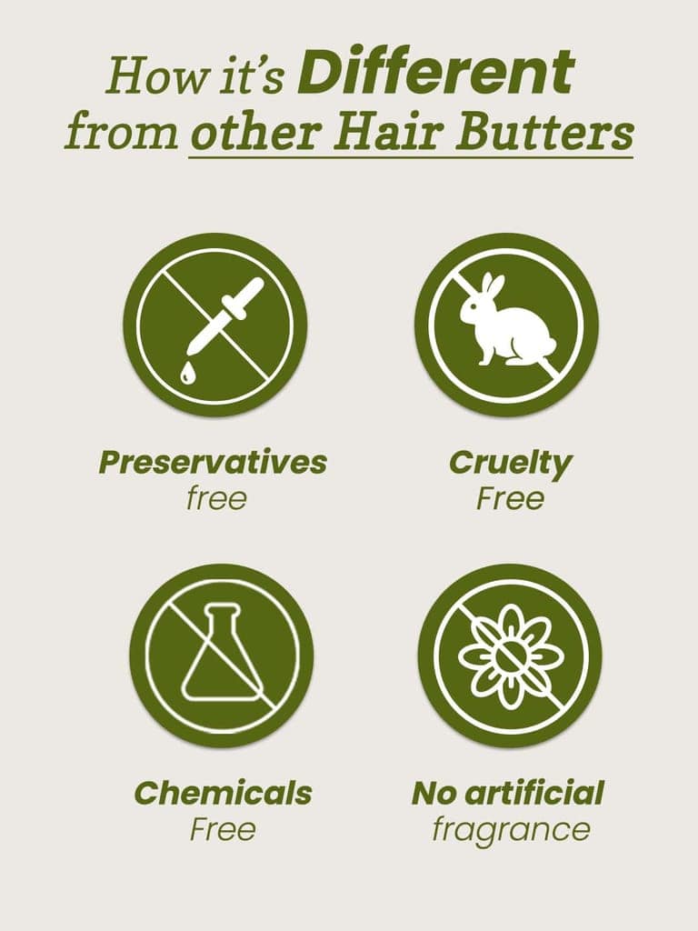 Kaaya Natural Rosemary & Clove Whipped Natural Hair Butter – 100gm view 4