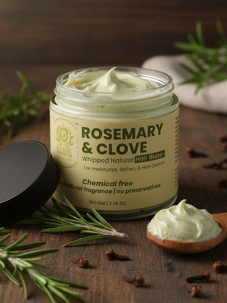 Kaaya Natural Rosemary & Clove Whipped Natural Hair Butter – 100gm view 5