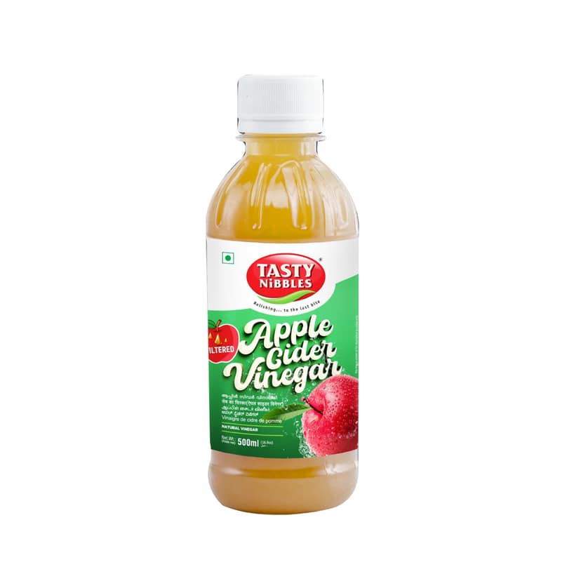 Tasty Nibbles Apple Cider Vinegar Filtered 500ml