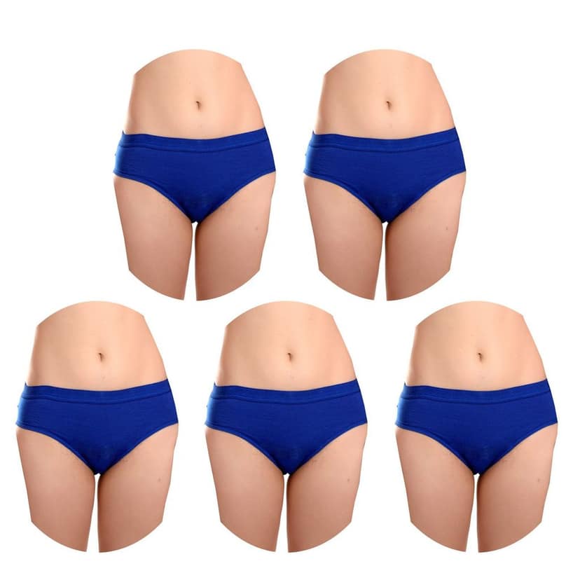Cotton Full Coverage Hipster Panties Pack 5 view 3