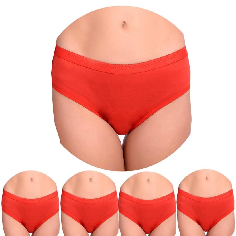 Cotton Full Coverage Hipster Panties Pack 5 view 7