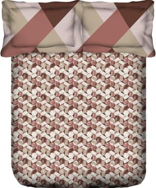 Trident Carnival Queen Bedsheet Set, 144 Thread Carnival Gifting Set, 100% Cotton, Superior Softness, Oeko-Tex Certified