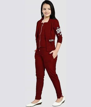 9stiches - Black Cotton Girls Top With Pants ( Pack of 1 )