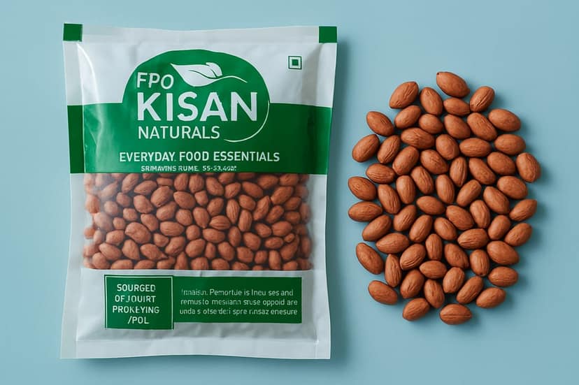 FPO Kisan Naturals Premium Raw Peanuts | Everyday Food Essentials | Farm Sourced view 3
