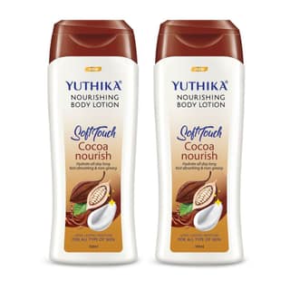 Yuthika Cocoa Nourish Body Lotion 100ml Pack of 2 Soft Touch Cocoa Body Lotion for Long Lasting Moisture & Soothing Skin