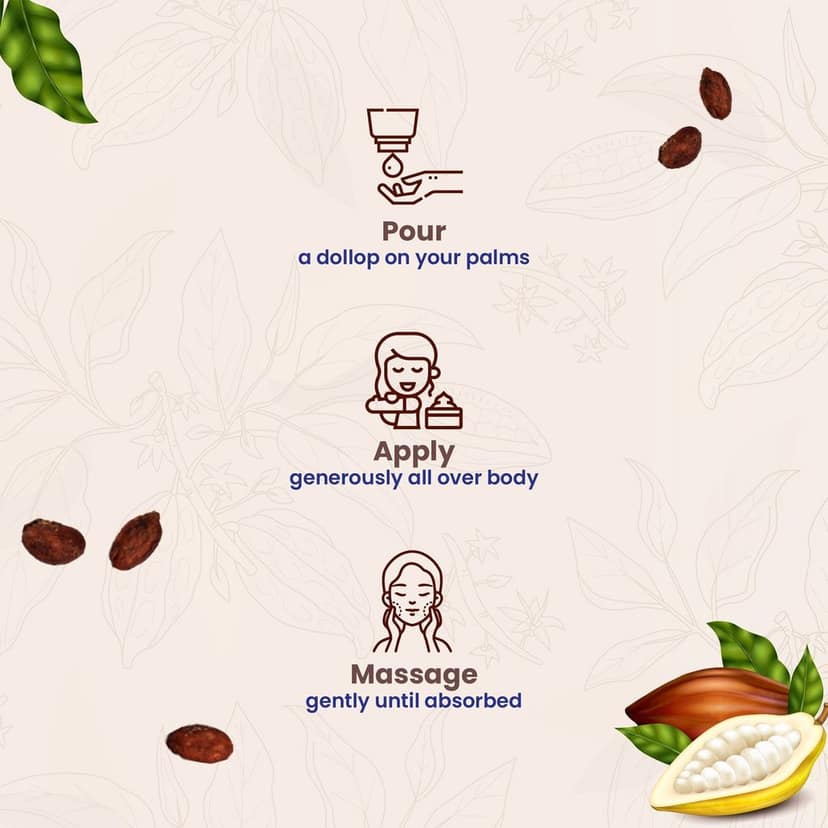 Yuthika Cocoa Nourish Body Lotion 100ml Pack of 2 Soft Touch Cocoa Body Lotion for Long Lasting Moisture & Soothing Skin view 6