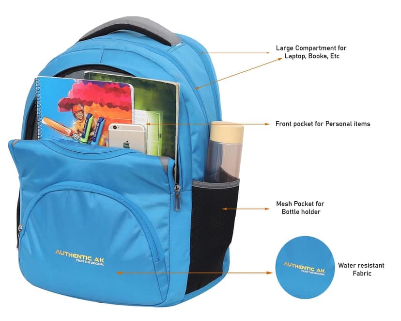 AUTHENTIC AK Laptop Backpack Lastest Design For Men &Women view 9