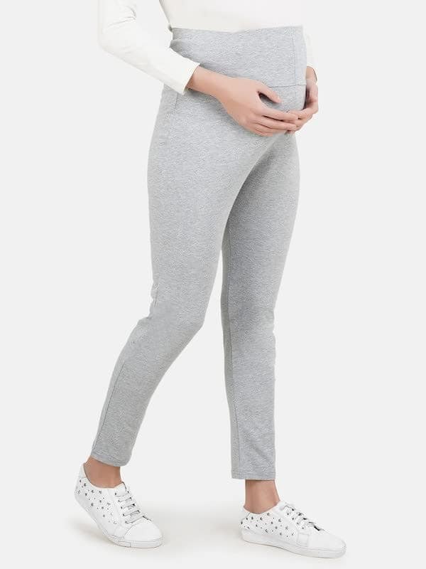 Maternity Pants/Leggings for Pregnant Women Grey view 4