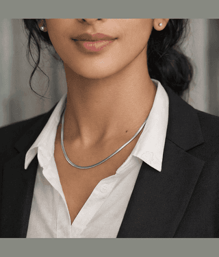 Generic Silver Plated Chain ( Set of 1 )