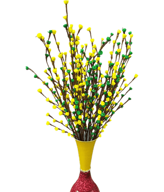 Fab n Style Orchids Multicolour Artificial Flowers Bunch - Pack of 1