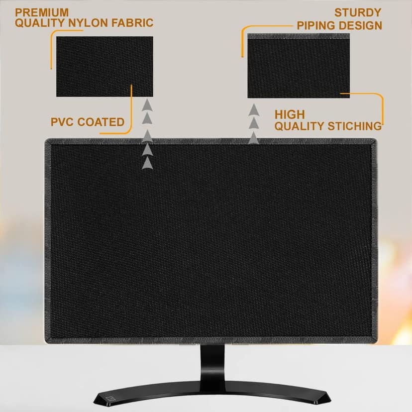 PalaP Super Premium Dust Proof Monitor Cover for ACER 21.5 inches Monitor (Black) view 3