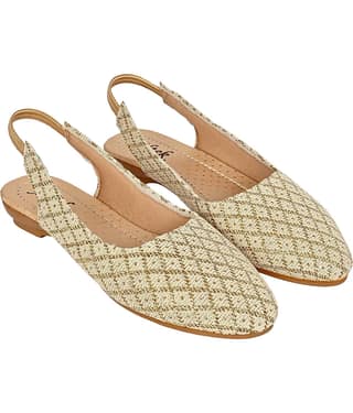 Altek Brown Women's Open Toe Flats