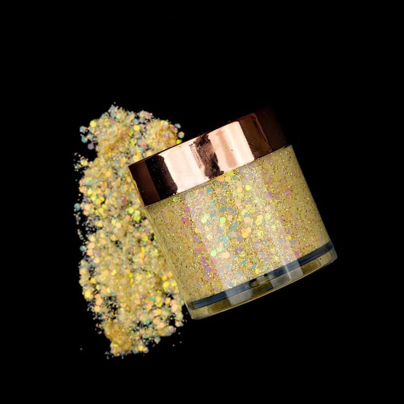 BOBI Gold Multi Duo Chrome Glitter Gel Eyeshadow (10gm) view 5