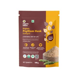 Organic Tattva Organic Psyllium Husk - 100g x Pack of 1