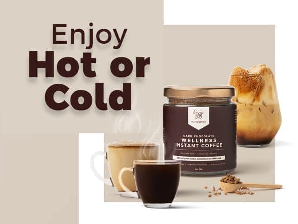 Wellness Instant Coffee Glass Jars - Any 3 Flavours (3 x 50 gms) view 5