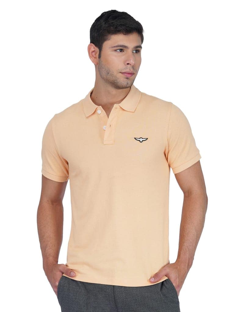 Solid Polo Shirt - BEACH SAND