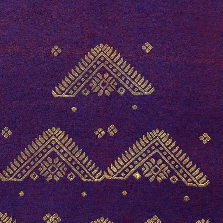 Dark Purple Zipped Tote Bag view 2