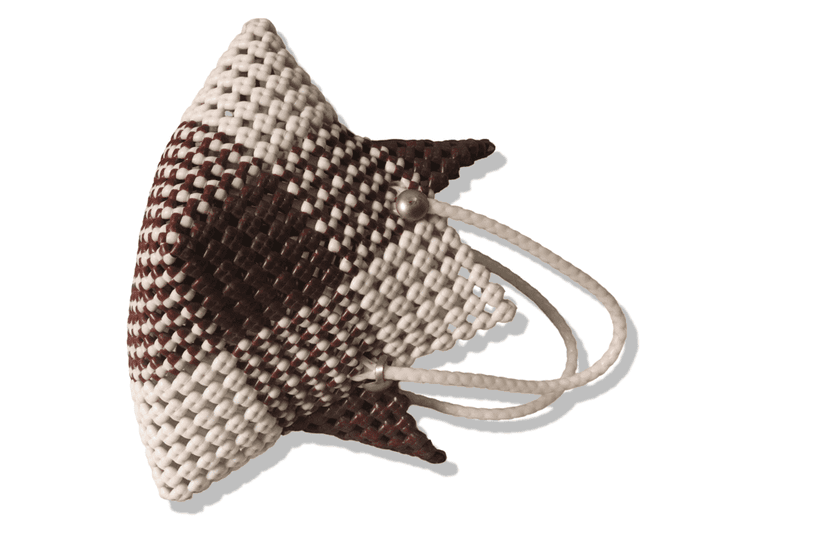 Beaded Handbag with Magnetic Snap Closure view 2