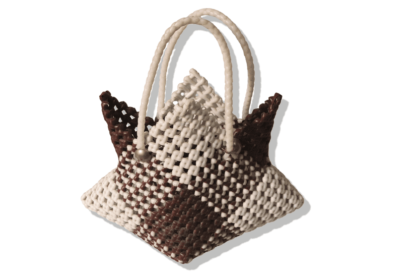 Beaded Handbag with Magnetic Snap Closure view 3