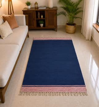 Handcrafted Cotton Panja Dari 4'*6' Feet