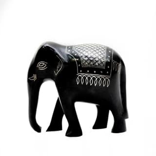 Bidri Work Elephant Phool Jadi (1SMTDCOKA07757)