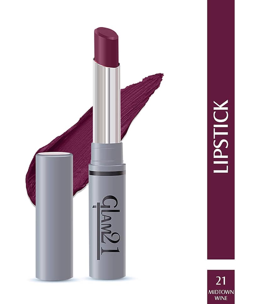 Glam21 Long Lasting NonTransfer Lipstick Creamy Matte Formula matte finish 2.8g Give Me Red-03