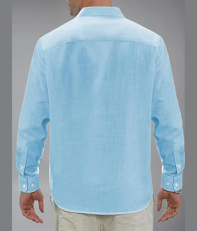 Vida Loca Cotton Blend Slim Fit Solids Full Sleeves Men's Casual Shirt - Mehandi ( Pack of 1 ) view 2