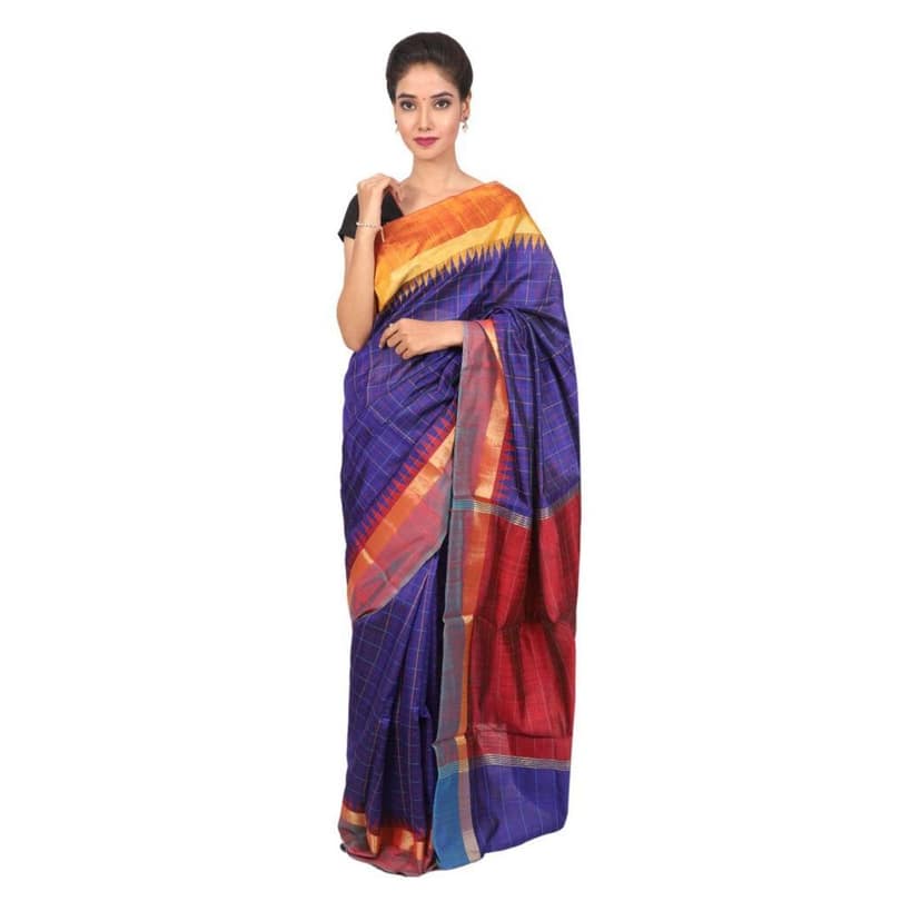 HANDLOOM KOSA SAREE WITH BLOUSESKU - 1SXT01221219 SAREE- 253
