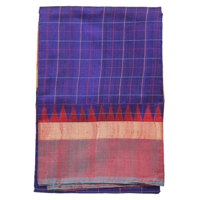 HANDLOOM KOSA SAREE WITH BLOUSESKU - 1SXT01221219 SAREE- 253 view 5