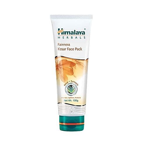 Himalaya Fairness Face Pack - Kesar & Turmeric, Cleanses, Lightens, Protects, 100% Herbal Actives, 100 G view 2