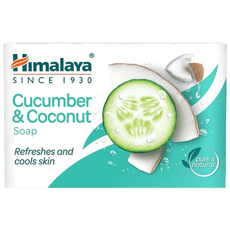 Himalaya Cucumber & Coconut Soap, Refreshes & Rejuvenates Skin, 125 G view 2