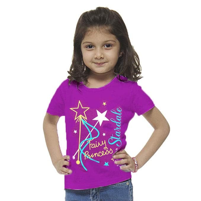 Crazyon girls cotton tshirts tops dress combo pack of 5 view 3