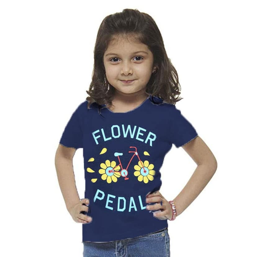 Crazyon girls cotton tshirts tops dress combo pack of 5 view 5