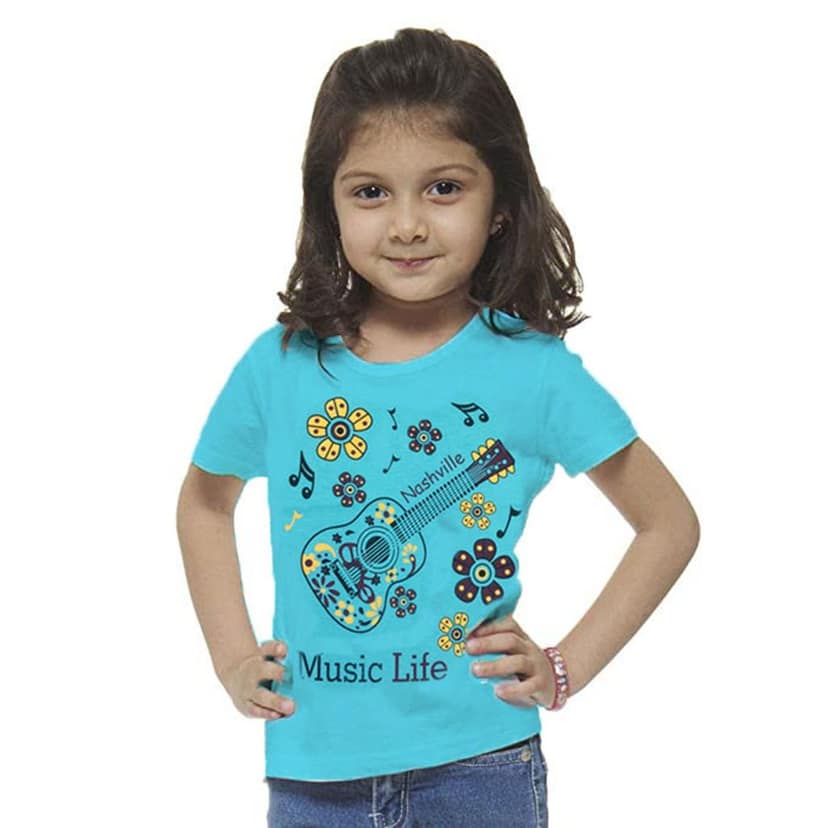 Crazyon girls cotton tshirts tops dress combo pack of 5 view 6