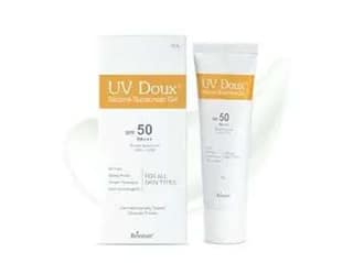 Brinton Healthcare UvDoux Face & Body Sunscreen gel with SPF 50 PA+++ in Matte Finish and Oil Free Formula| Water Resistant Sunscreen| Protection against UVA/UVB Rays 50 gm x Pack of 3