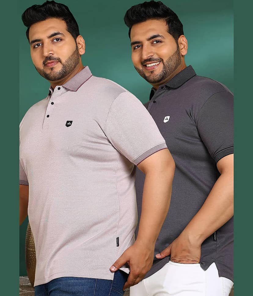 ADWYN PETER Men 100% Cotton Regular Fit Solid T-Shirt ( Multicolor5 )