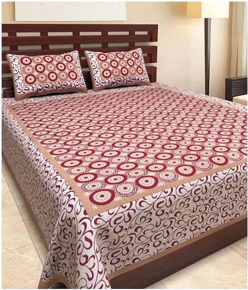 Bombay Spreads Cotton King Bedsheet ( Multi )
