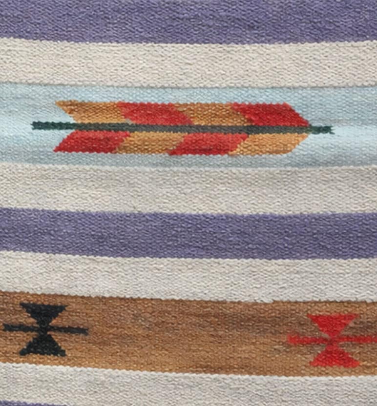 Handloom Punja Durrie Carpet | Traditional Cotton Handwoven Floor Carpet view 4