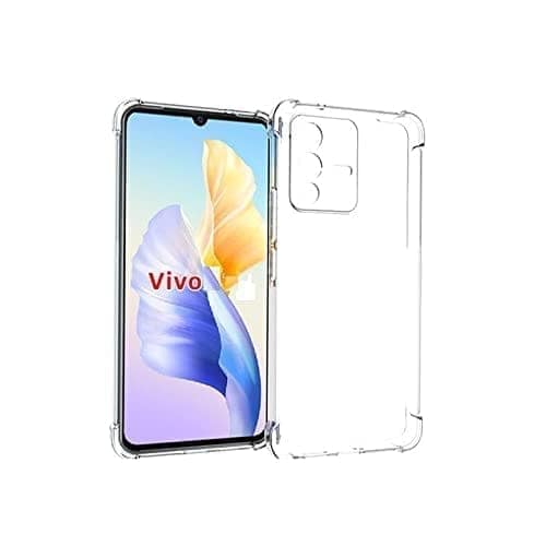 Faircost for Vivo V23 5G Back Cover Shockproof (Silicon| Transparent) view 3