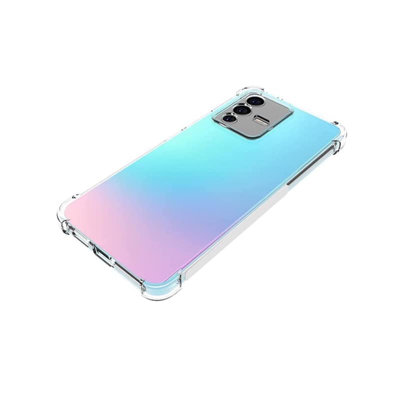 Faircost for Vivo V23 5G Back Cover Shockproof (Silicon| Transparent) view 5