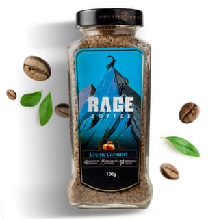 Rage Coffee 100 Gms Creme Caramel Flavour - Premium Arabica Instant Coffee