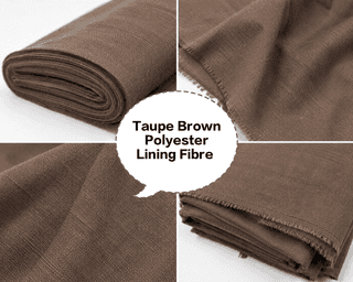 Taupe Brown Polyester Lining Fibre (Chhota Panna), Taupe Brown Lining Cloth, Taupe Brown Polyester Lining Fabric, Taupe Brown Polyester Inner Lining, Taupe Brown Lining Material