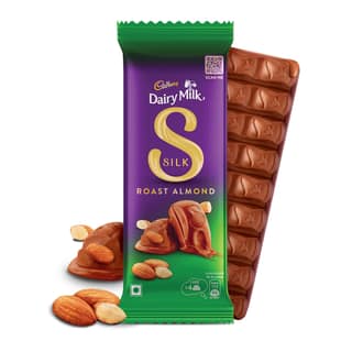 Cadbury Dairy Milk Silk Roast Almond Chocolate Bars, 143 g