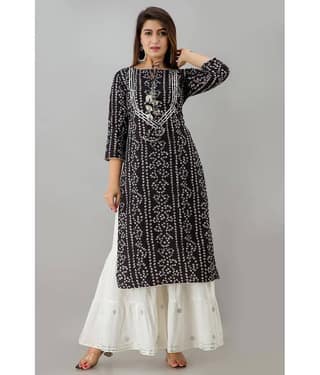 NeshamaKurti - Pink Straight Rayon Women's Stitched Salwar Suit ( Pack of 1 )