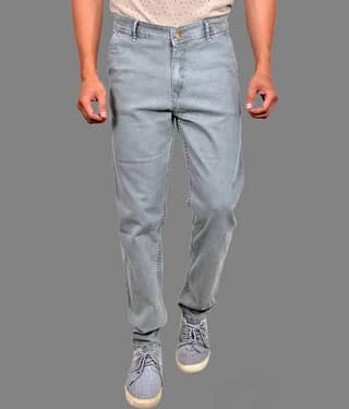 MOUDLIN - Grey Denim Slim Fit Men's Jeans ( Pack of 1 )
