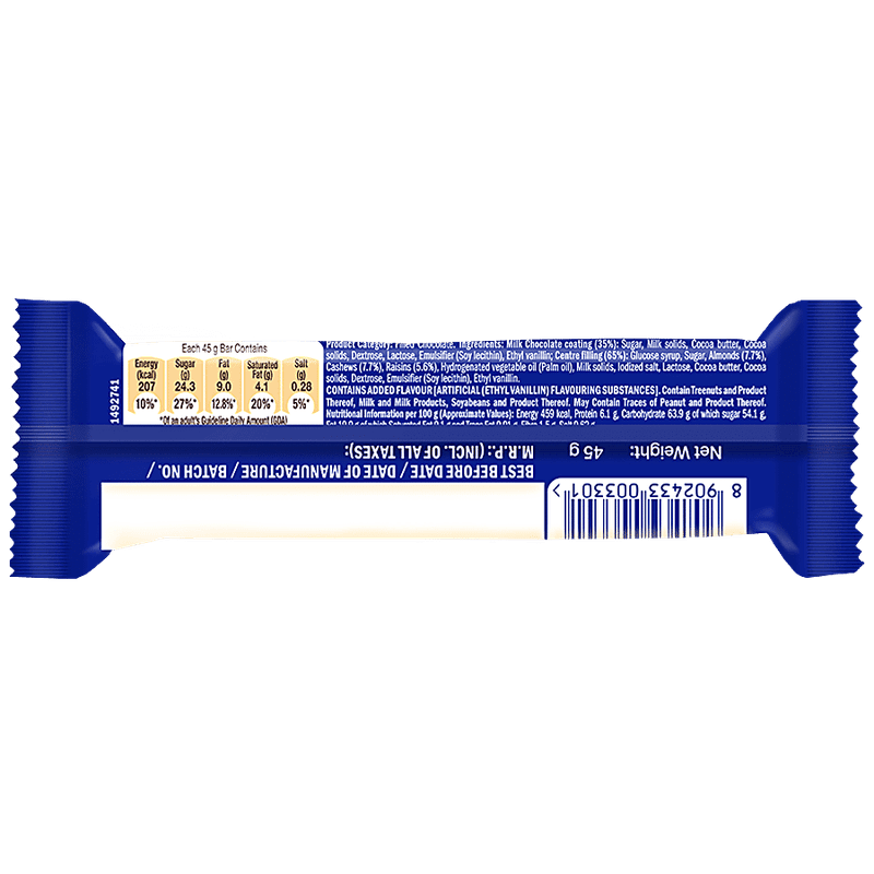 Snickers Fruit & Nut, 45 gm view 3