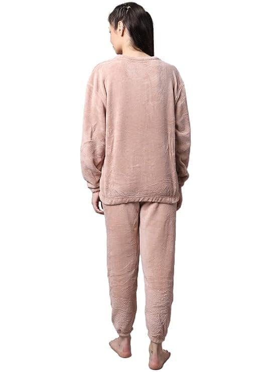 Ukal Women Winter Nightsuit Ladies Nightwear Warm Night Suit Dress Girls Women's Top Pajama Pants Regular Fit Pyjama Set view 4