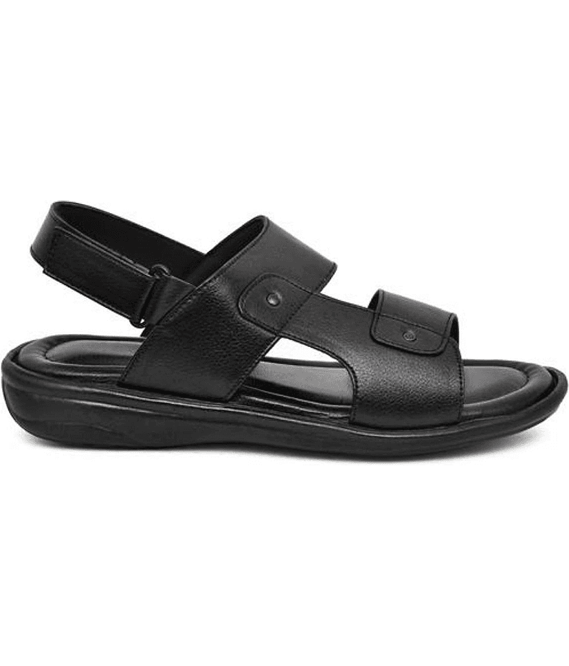 RAGE GAZE - Black Men's Sandals view 2