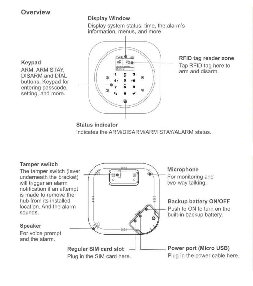 AUSHA Smart Door & Motion Alarm with App Control | PIR Sensor & Magnetic Door Alarm | Home Security System view 5