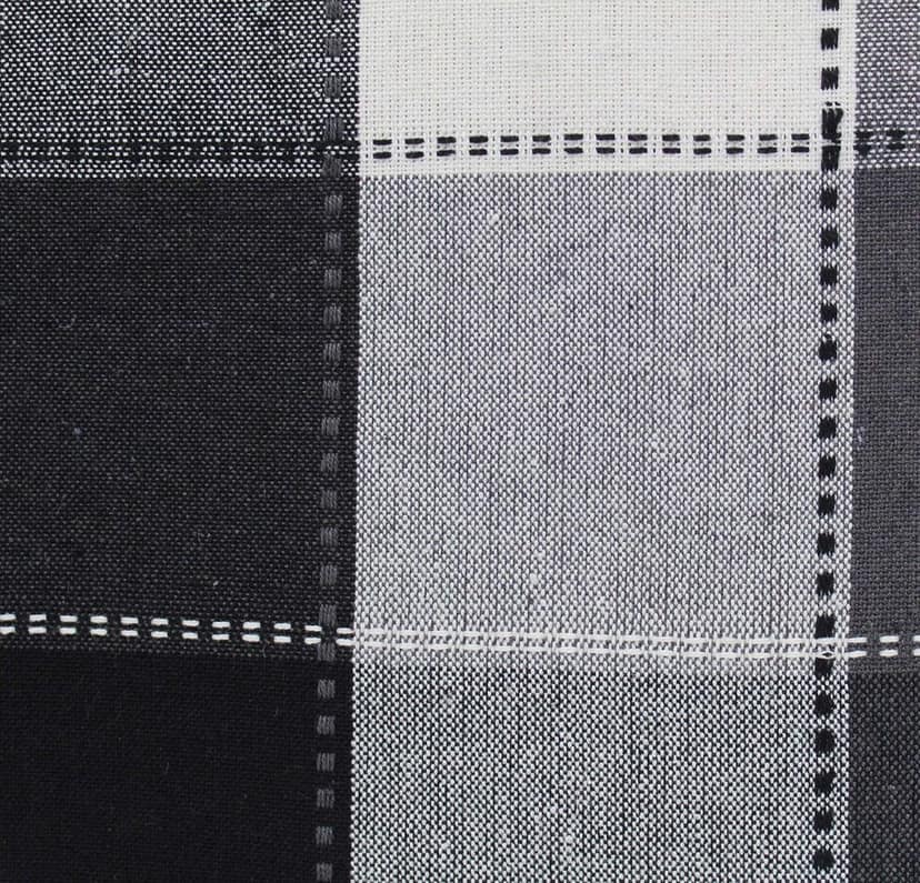 AIRWILL, 100% Cotton Yarn-Dyed Jacquard Dobby Designer Checks Aprons, Sized 65cm in Width & 80cm in Length with 1 Center Pocket, Adjustable Buckle on Top. Pack of 5 piece. view 2